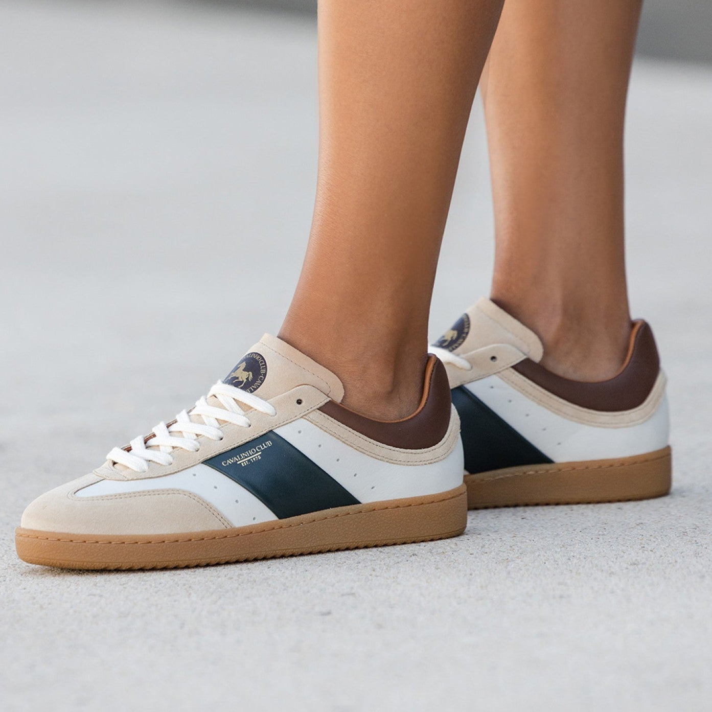 Cavalinho Club Unisex Sneakers for Women and Men SKU 48050004.09 #color_brown / beige / green