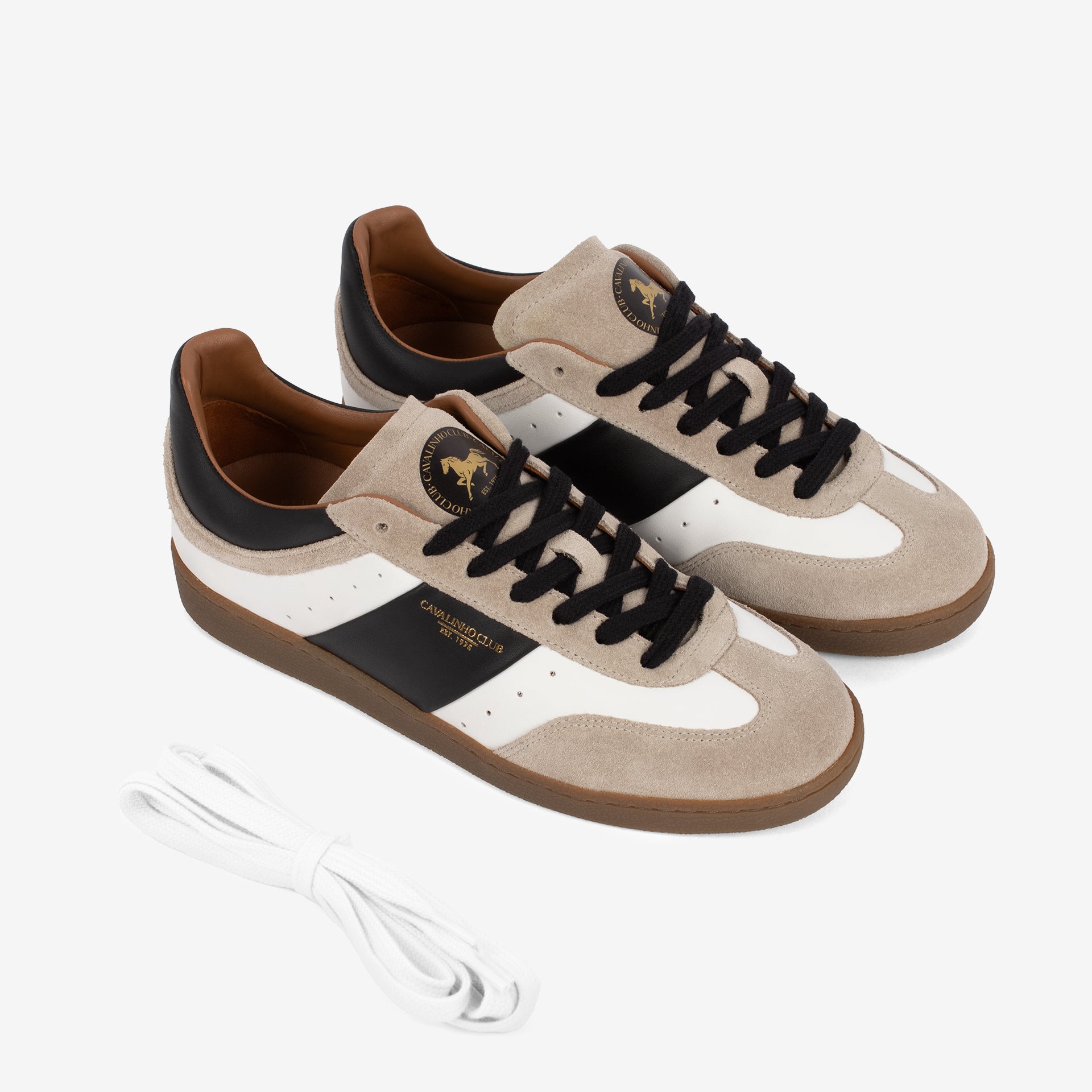 Cavalinho Club Unisex Sneakers for Women and Men SKU 48050004.33 #color_beige / white / black