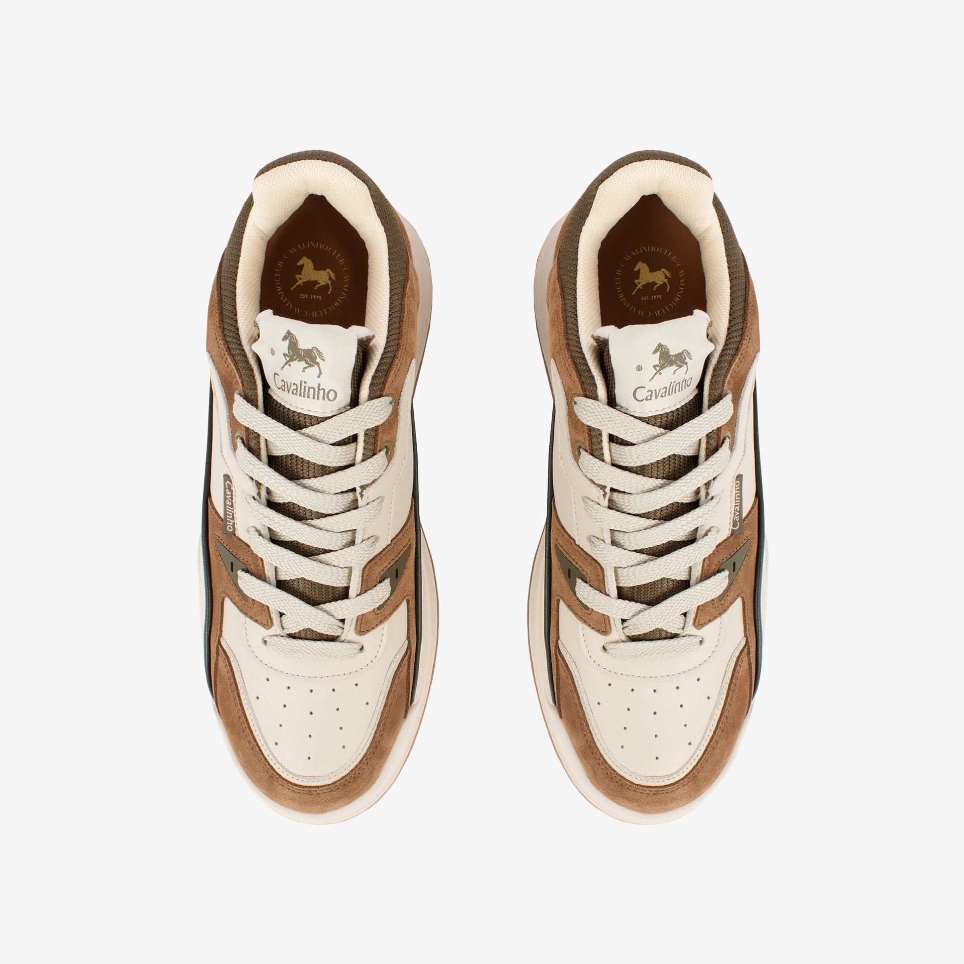 Cavalinho Revo Sneakers for Men SKU 48050006.09 #color_brown / beige / green