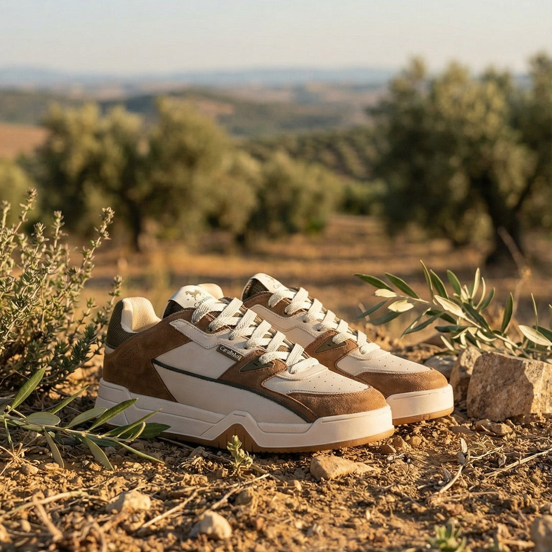 Cavalinho Revo Sneakers for Men SKU 48050006.09 #color_brown / beige / green