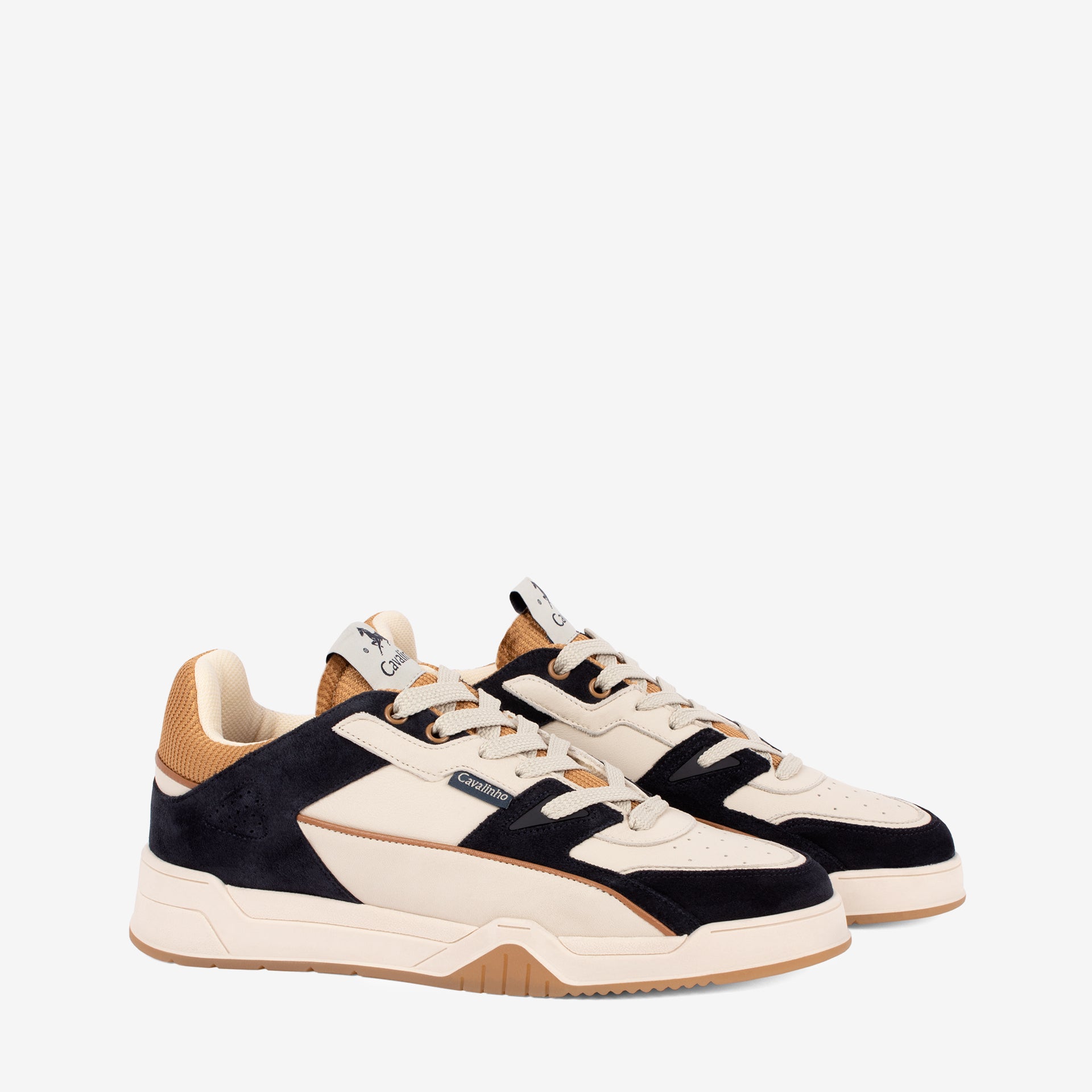Cavalinho Revo Sneakers for Men SKU 48050006.13 #color_saddlebrown / beige / black
