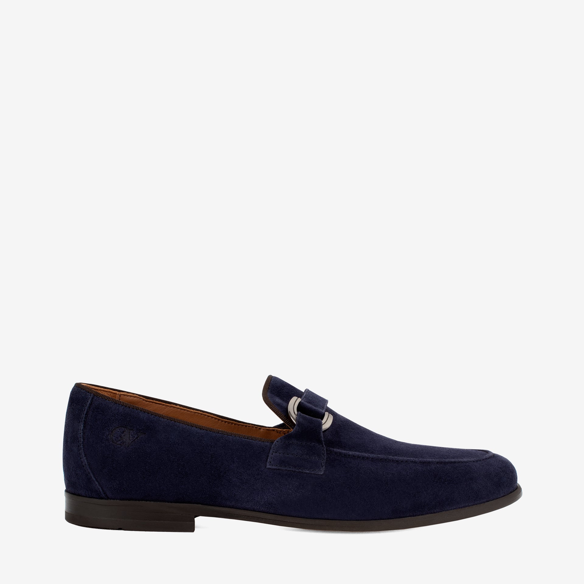 Cavalinho Heritage Blue Pointed Toe Suede Loafers for Men SKU 48050007.03 #color_navy
