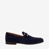 Cavalinho Heritage Blue Pointed Toe Suede Loafers for Men SKU 48050007.03 #color_navy