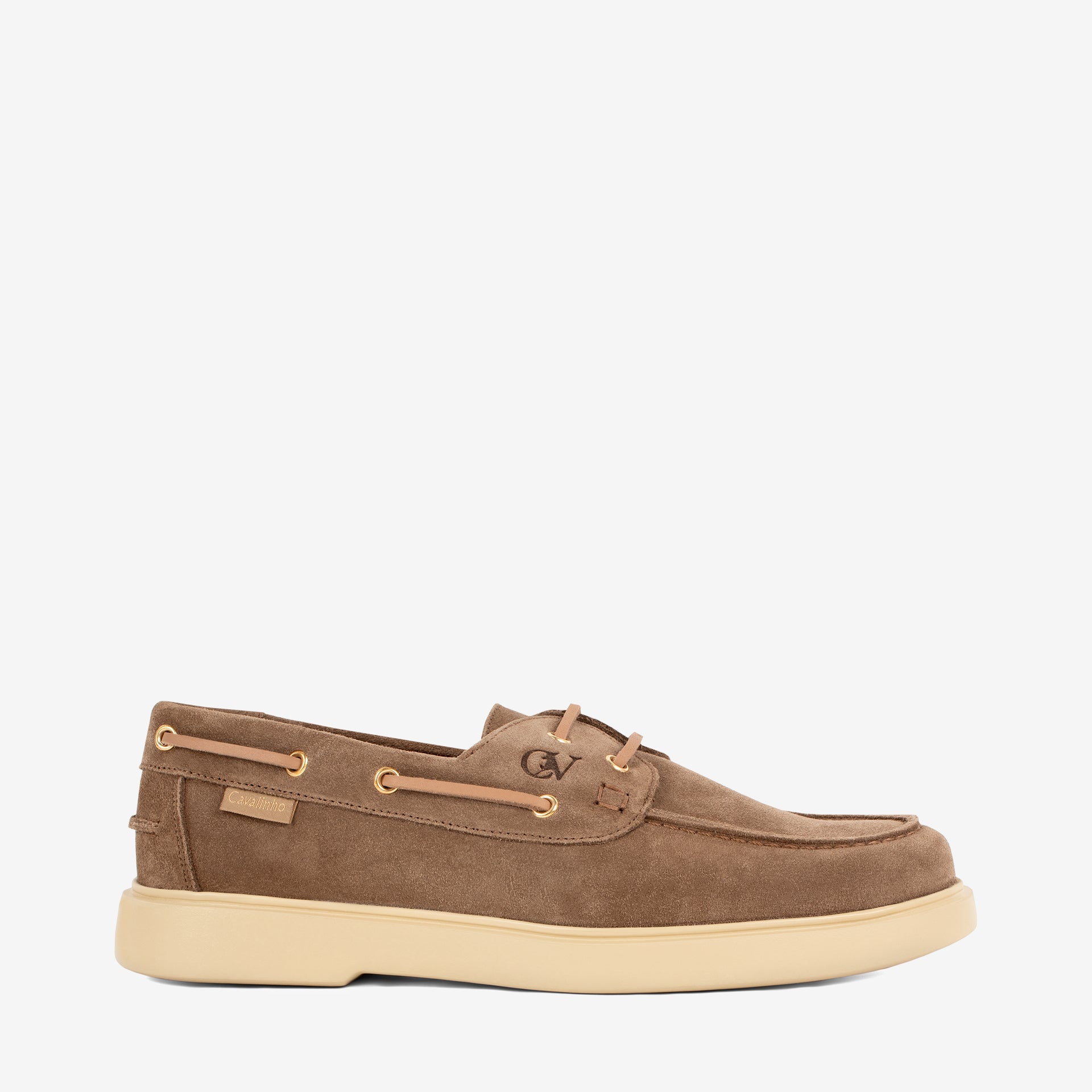 CV By Cavalinho Suede Boat Shoes for Men SKU 48050009.07 #color_sand