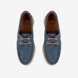 CV By Cavalinho Suede Boat Shoes for Men SKU 48050009.44 #color_blue