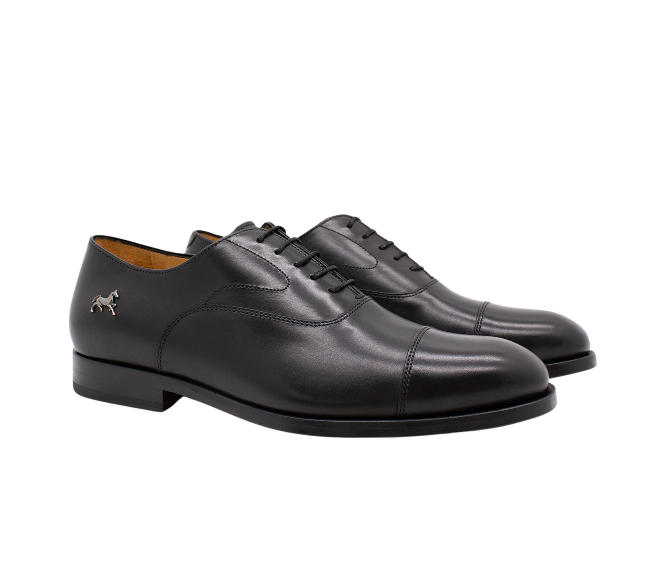 Cavalinho Cavalo Lusitano Leather Toe Cap Oxford Shoes - 48060201.01_P02 #color_