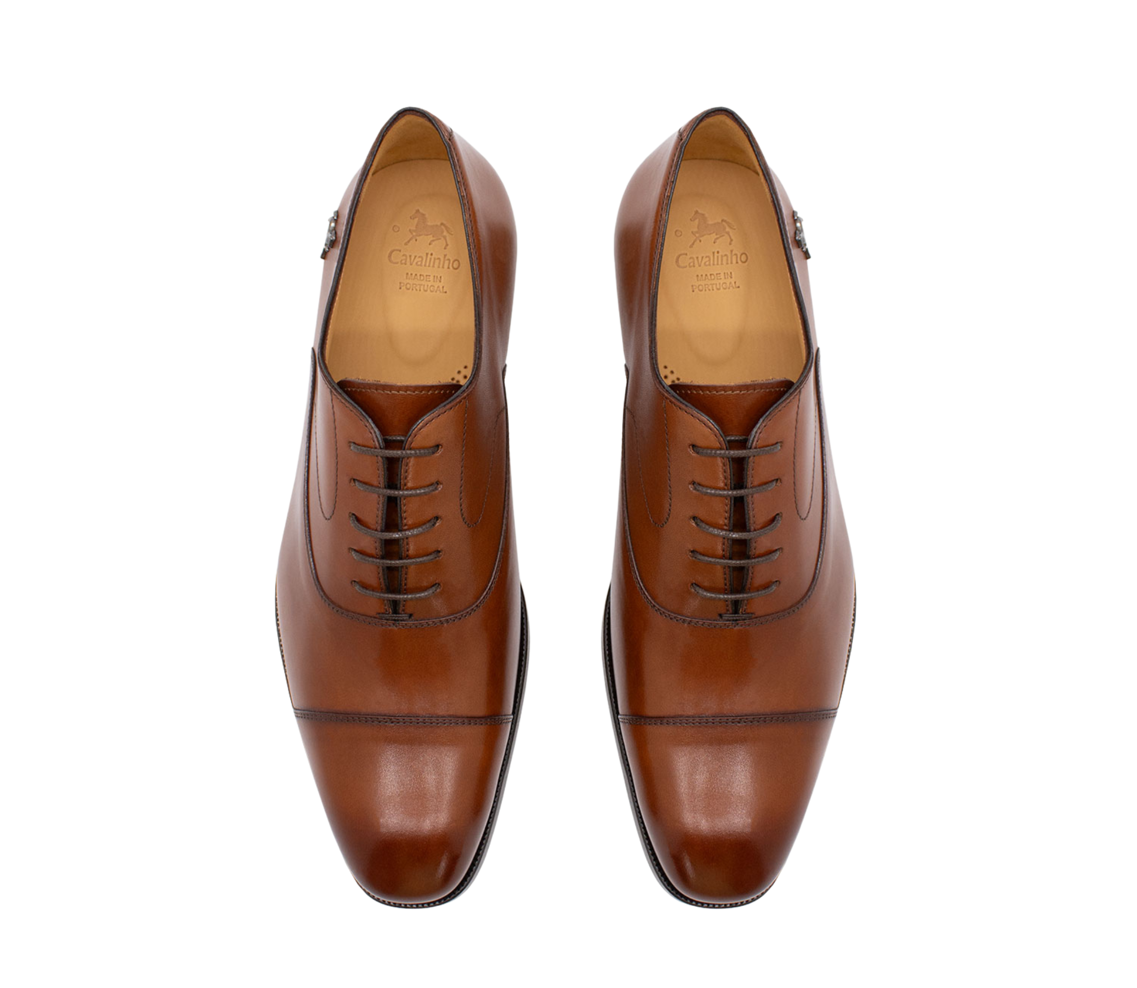 Cavalinho Cavalo Lusitano Leather Toe Cap Oxford Shoes - 48060201.14_P03 #color_
