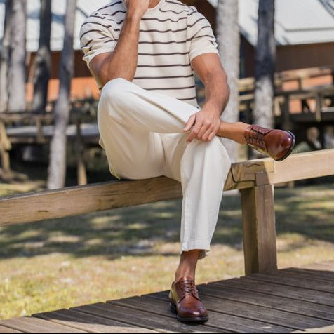 Cavalinho Cavalo Lusitano Leather Derby Brogue Shoes SKU 48060202.14 #color_Brown