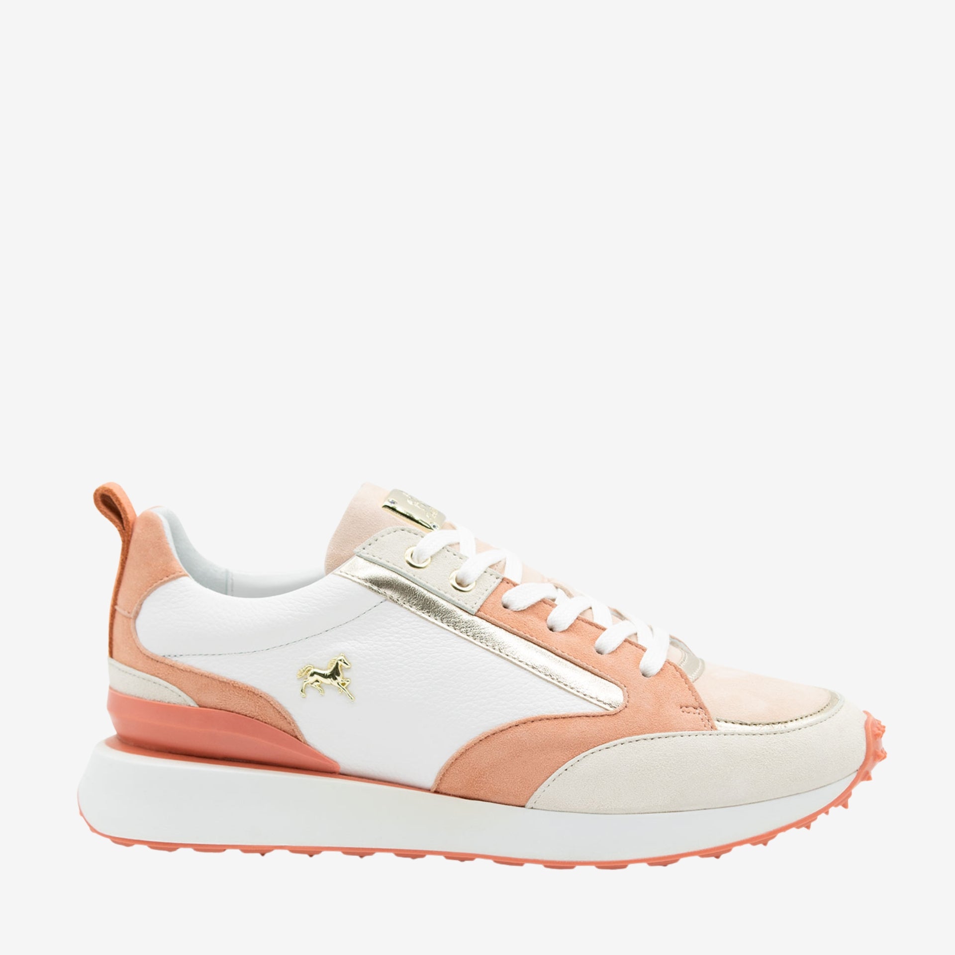 Cavalinho Cosmic Sneakers for Women SKU 48080004.11 #color_White / LightSalmon