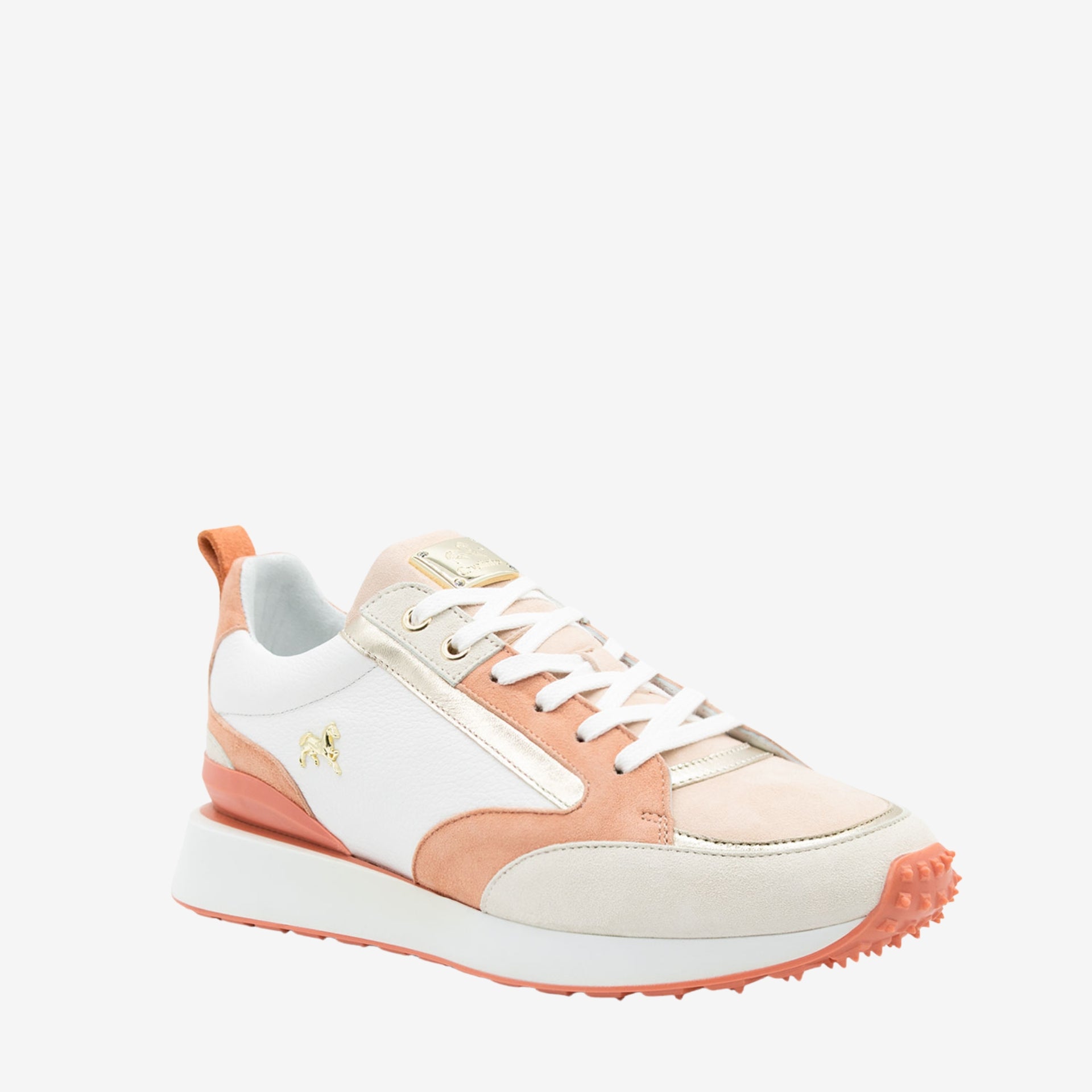 Cavalinho Cosmic Sneakers for Women SKU 48080004.11 #color_White / LightSalmon