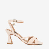 Cavalinho Riviera Beige Leather Sandals for Women with Open Square Toe SKU 48090003.05 #color_beige, bege