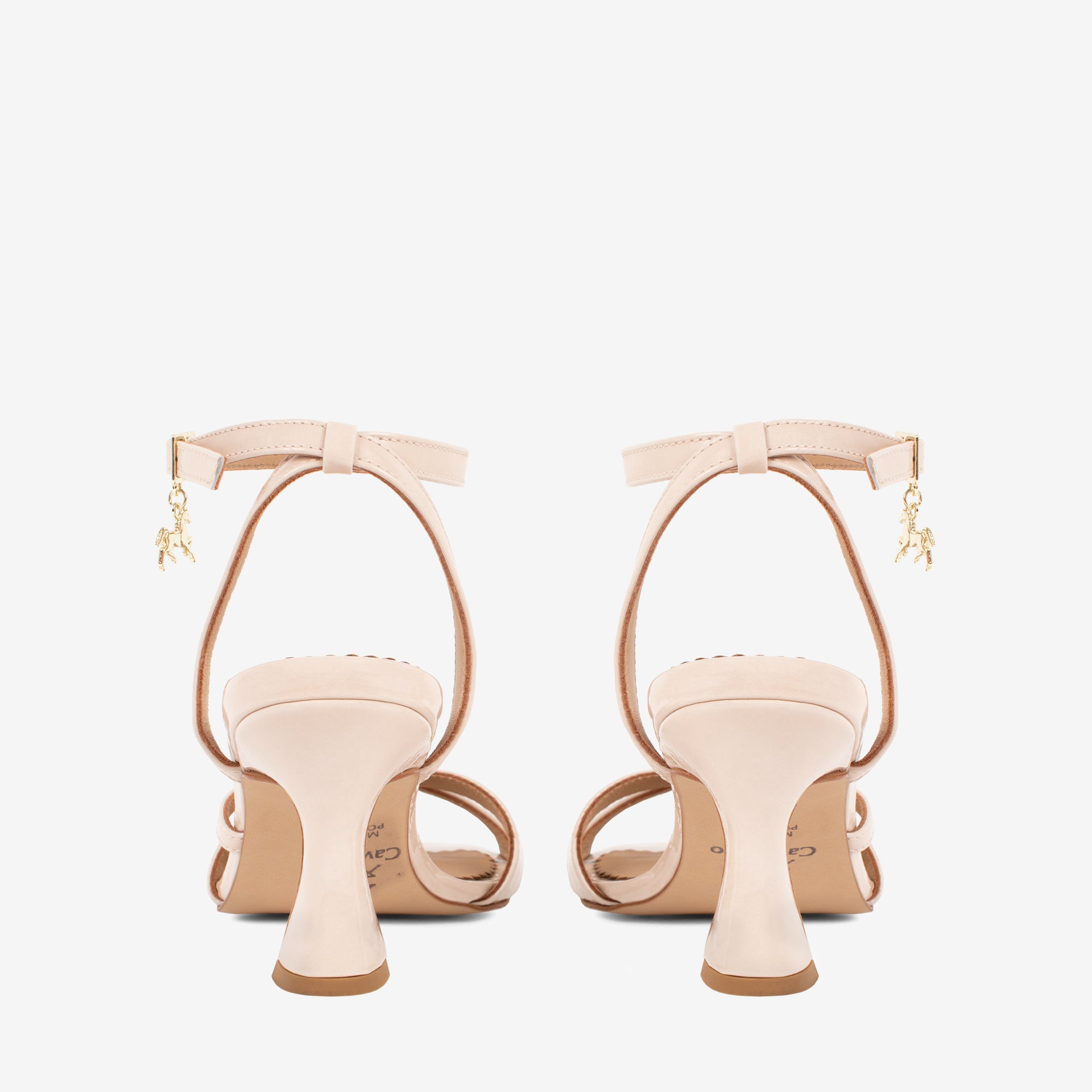 Cavalinho Riviera Beige Leather Sandals for Women with Open Square Toe SKU 48090003.05 #color_beige, bege