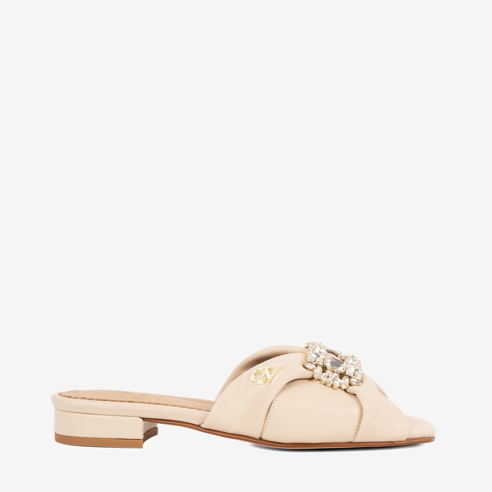 CV By Cavalinho Beige Leather Sandals SKU 48090004.05 #color_beige