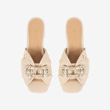 CV By Cavalinho Beige Leather Sandals SKU 48090004.05 #color_beige