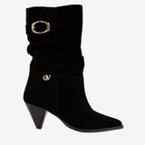 Cavalinho Black Nomade Suede Mid-Calf Boots SKU 48090005.01 #color_black