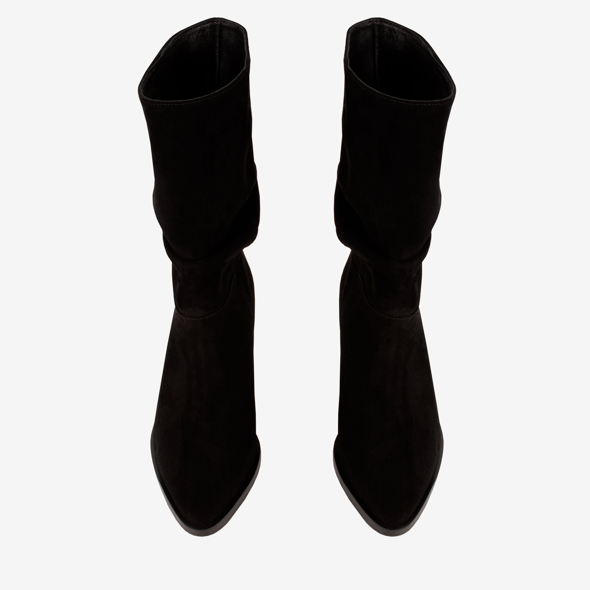 Cavalinho Black Nomade Suede Mid-Calf Boots SKU 48090005.01 #color_black