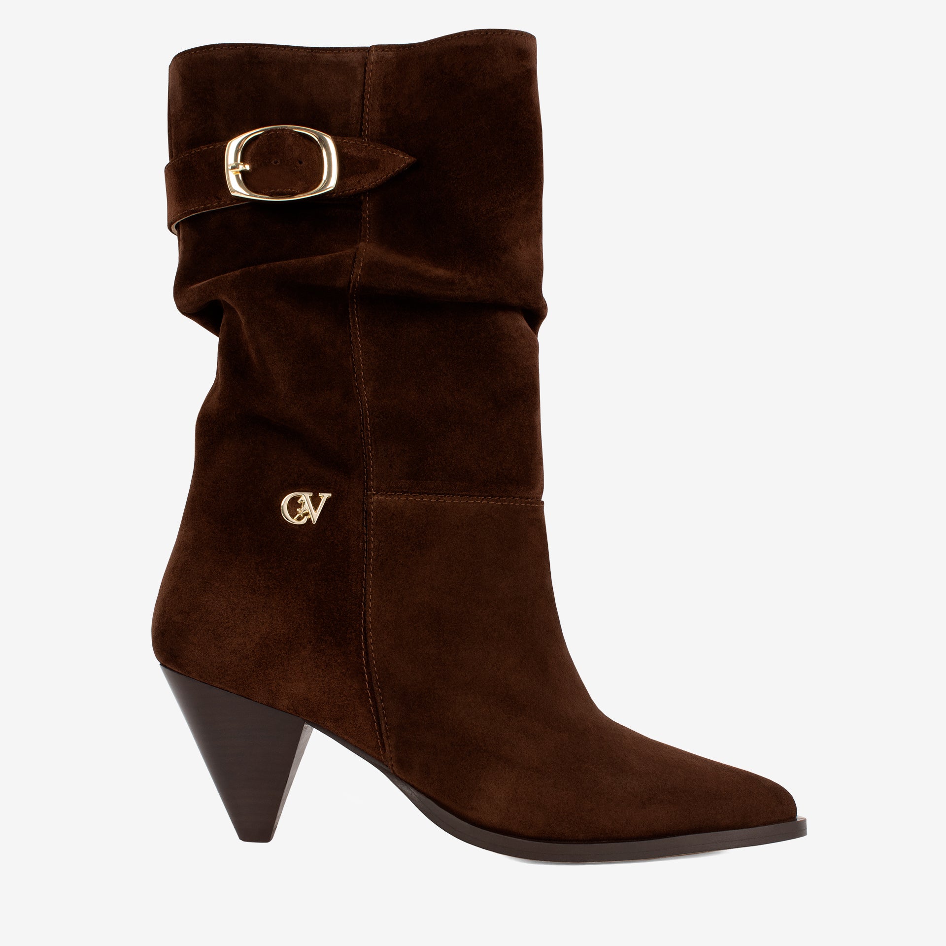 Cavalinho Brown Nomade Suede Mid-Calf Boots SKU 48090005.02 #color_brown