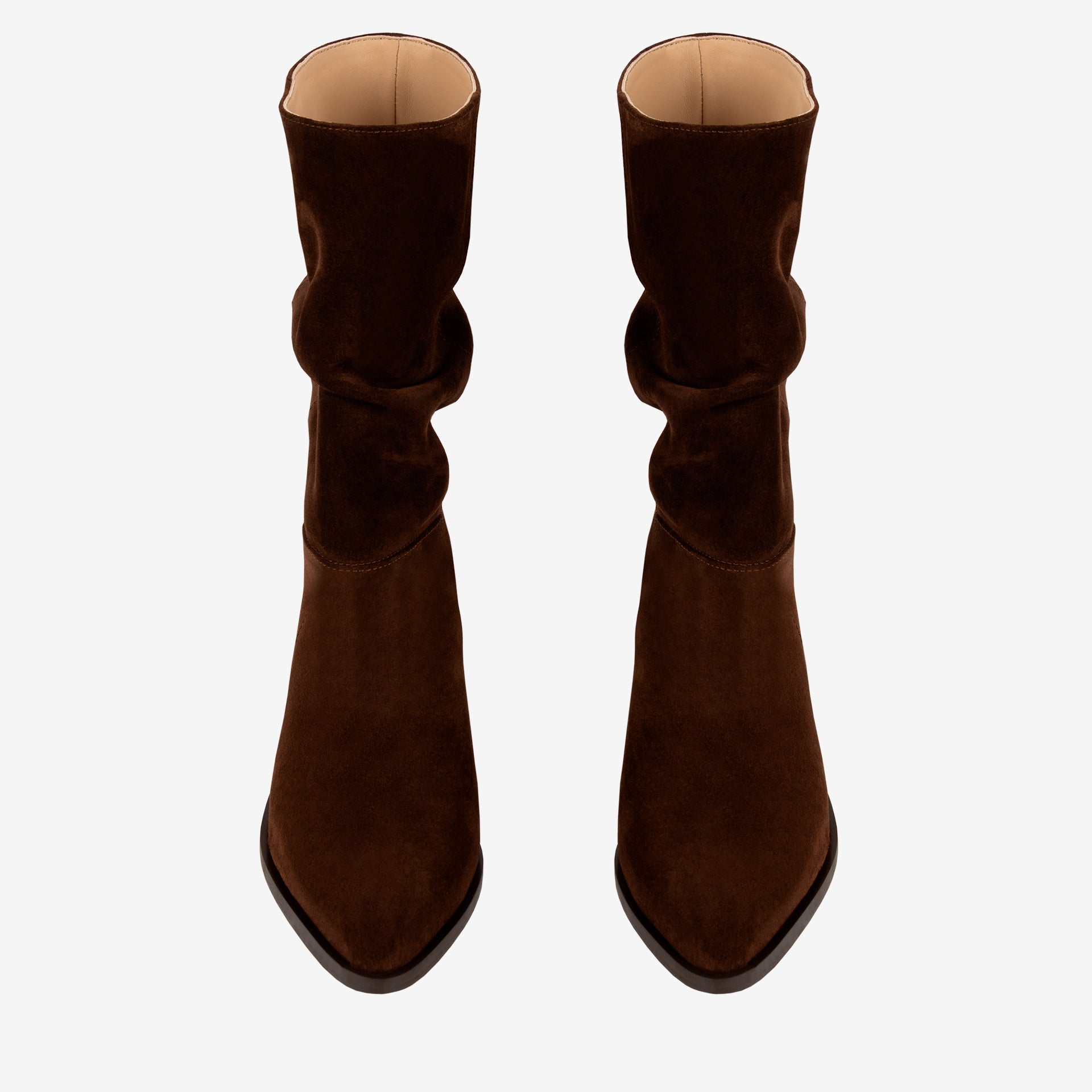 Cavalinho Brown Nomade Suede Mid-Calf Boots SKU 48090005.02 #color_brown