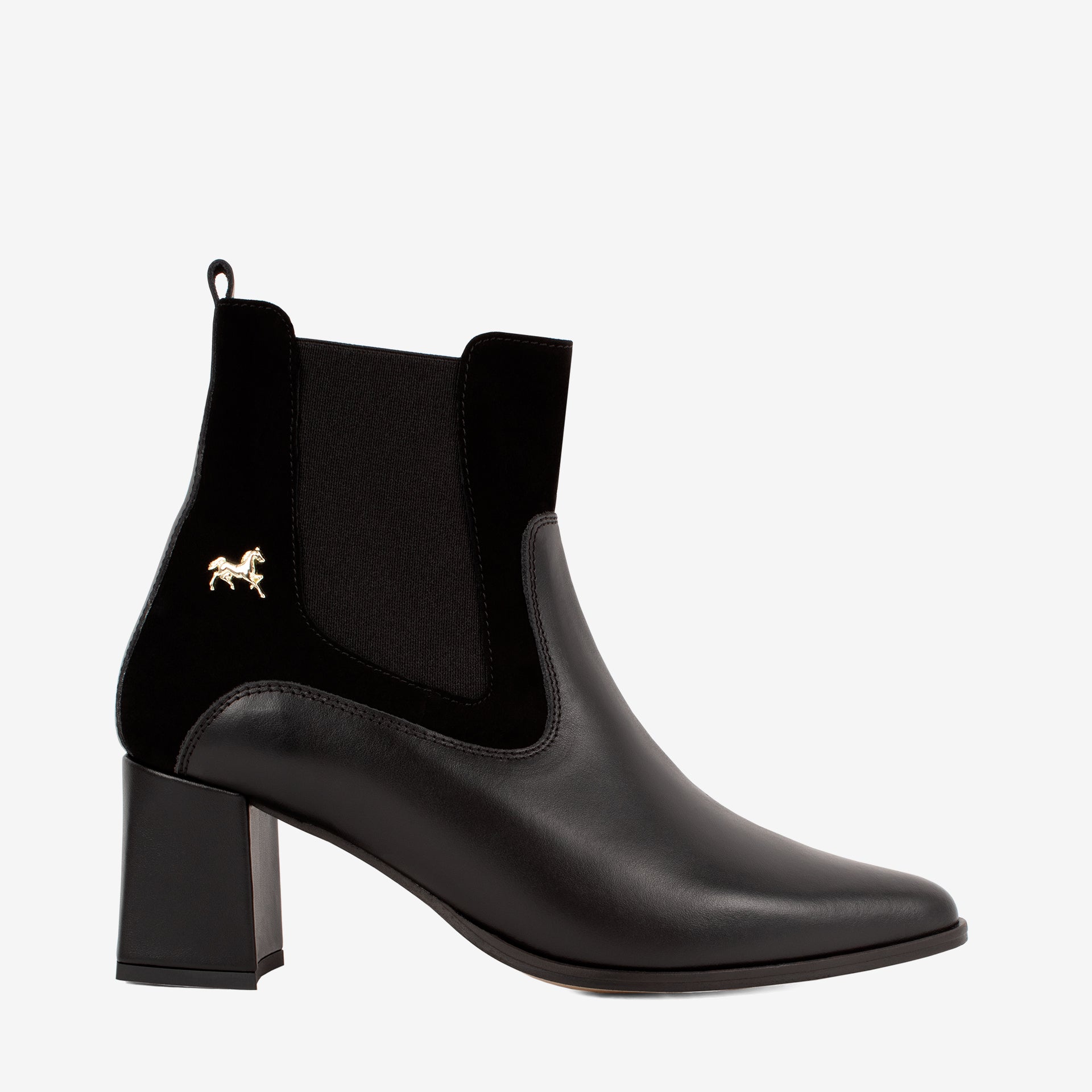 Origem by Cavalinho Black Ankle Leather Boots SKU 48090006.01 #color_black