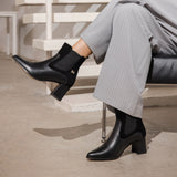 Origem by Cavalinho Black Ankle Leather Boots SKU 48090006.01 #color_black