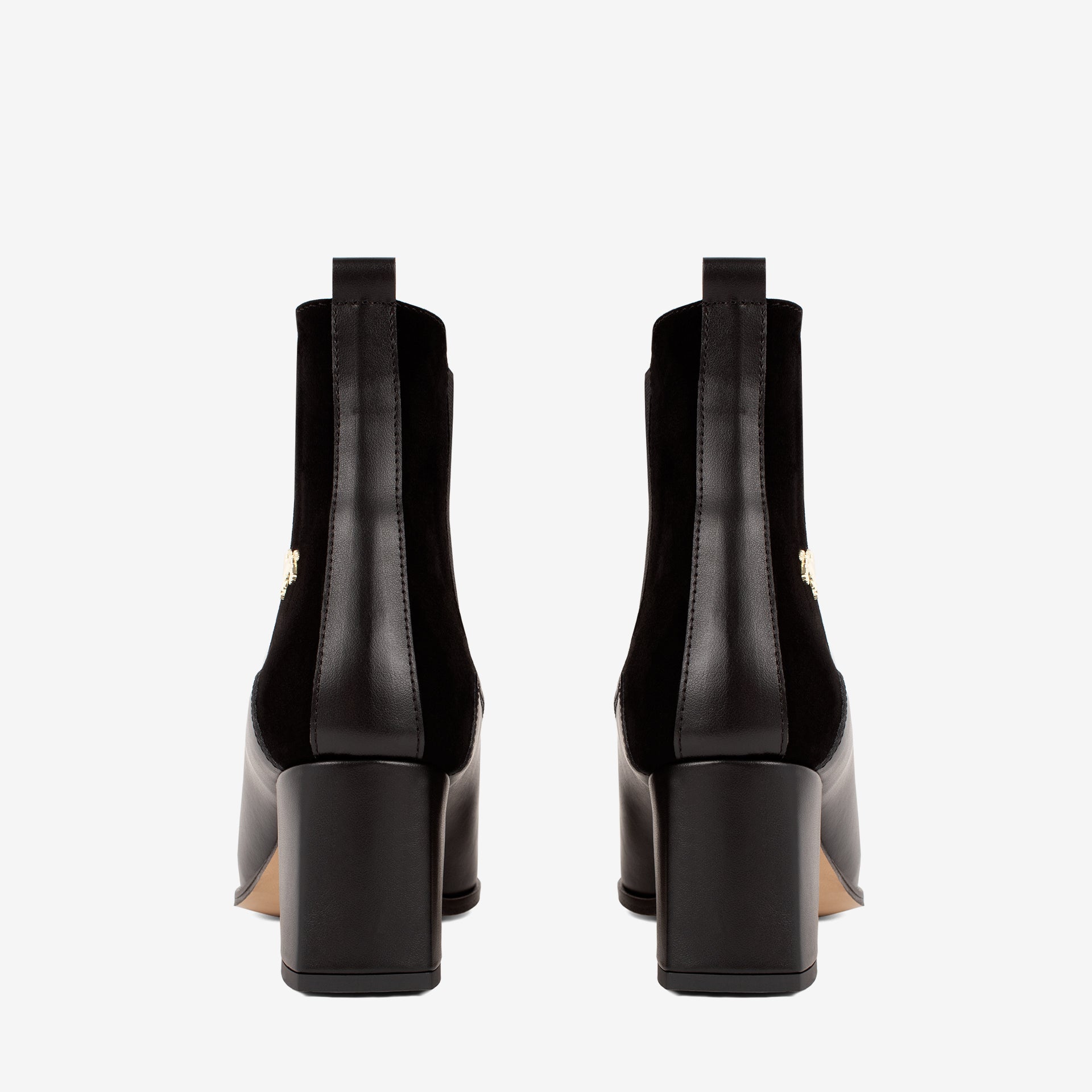 Origem by Cavalinho Black Ankle Leather Boots SKU 48090006.01 #color_black