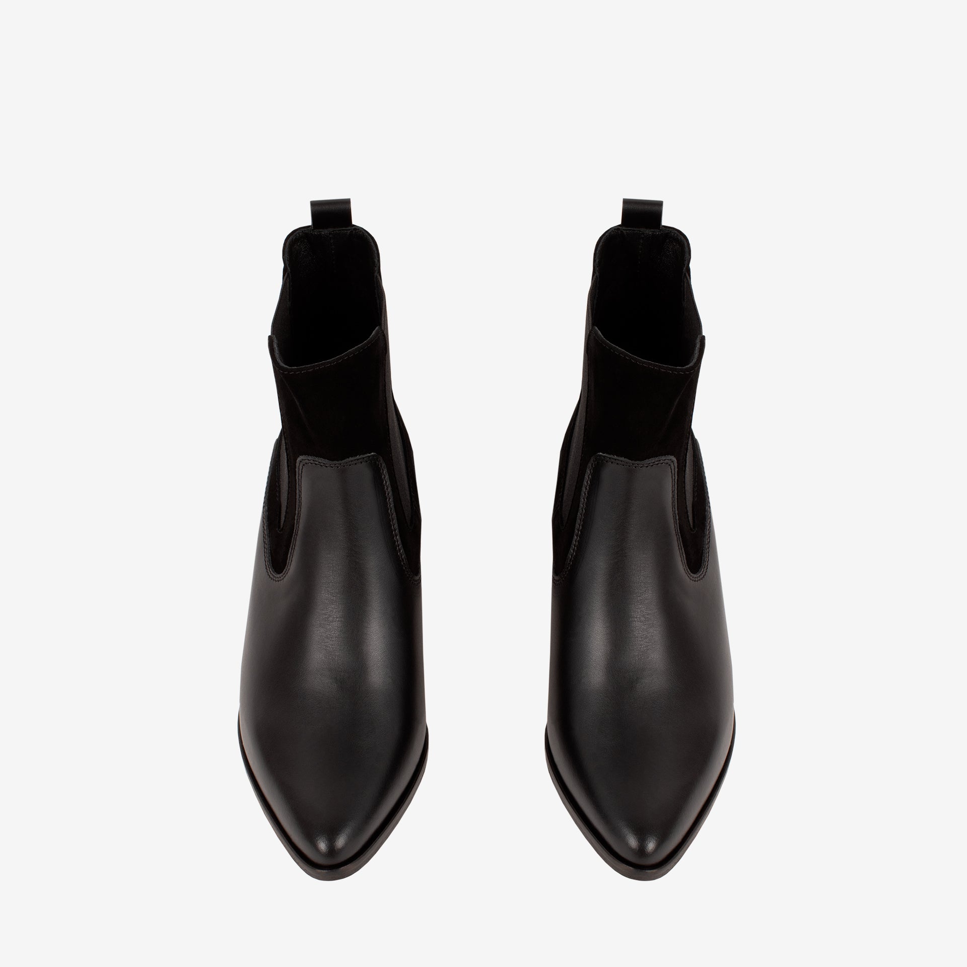 Origem by Cavalinho Black Ankle Leather Boots SKU 48090006.01 #color_black