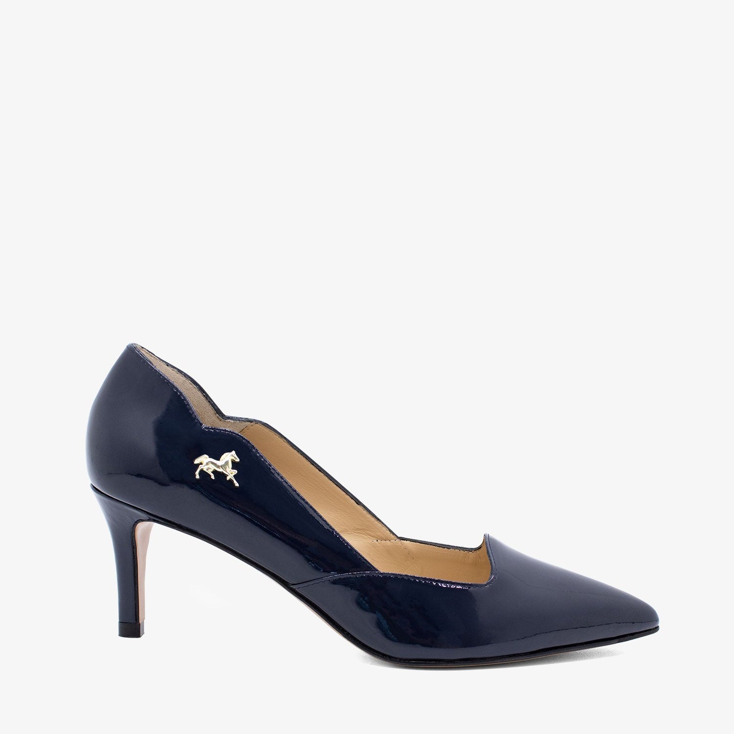 Cavalinho Dreamy Classic Navy Blue Low Heel Pumps for Women SKU 48100578.03 #color_navy