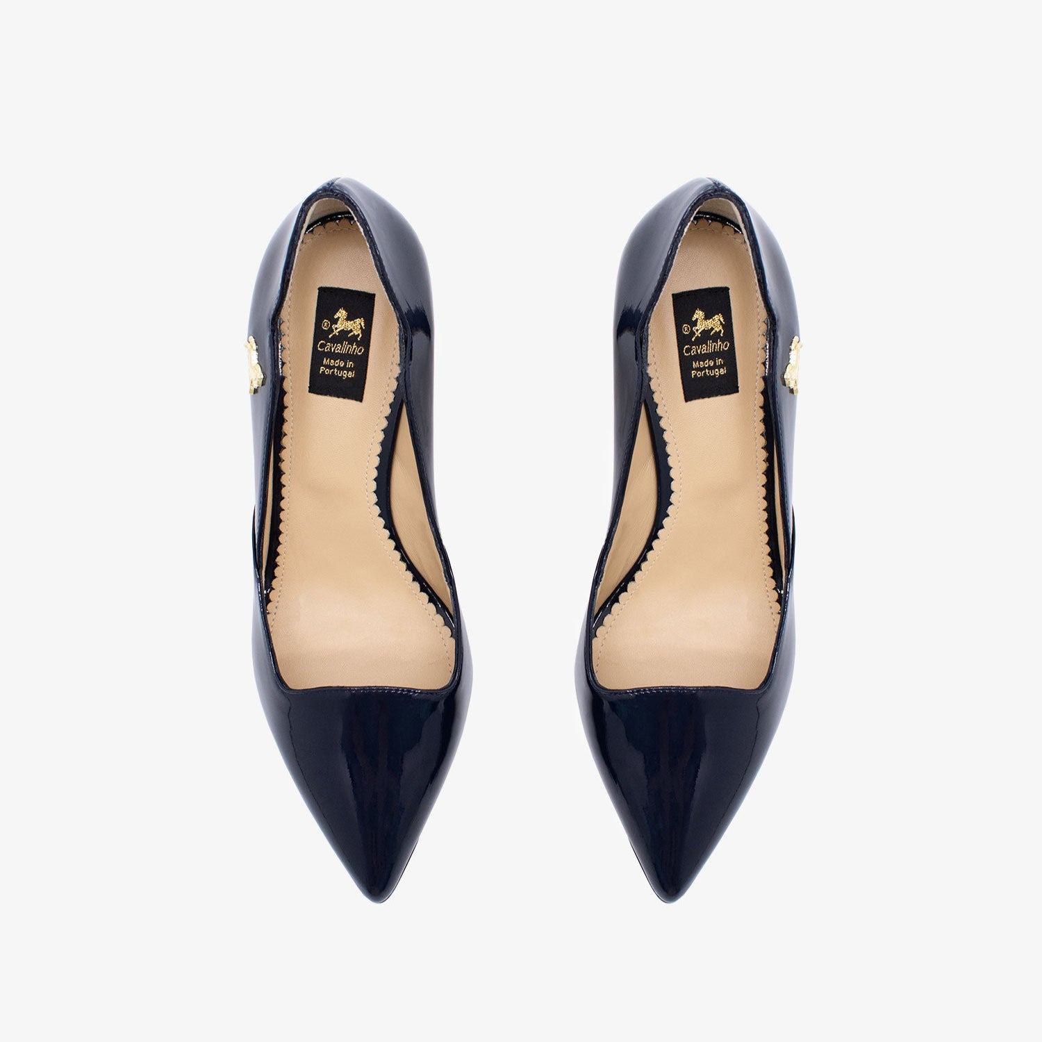 Cavalinho Dreamy Classic Navy Blue Low Heel Pumps for Women SKU 48100578.03 #color_navy