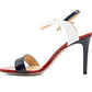 Cavalinho Imponenza Open Toe Heels - Size 10 - Navy / White - 48100596.22_4