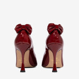 Midnight Rouge Patent Leather Red High Heel Pumps for Women SKU 48100604.04 #color_red