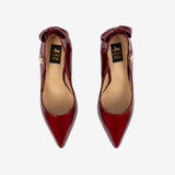 Midnight Rouge Patent Leather Red High Heel Pumps for Women SKU 48100604.04 #color_red