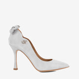 Signature CV by Cavalinho Grey Light Blue Patent Leather High Heel Pumps for Women SKU 48100604.10 #color_lightblue