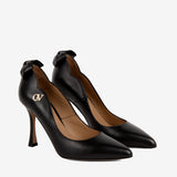 Signature CV by Cavalinho Black Soft Leather High Heel Pumps for Women SKU 48100605.01 #color_black