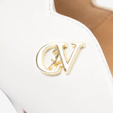 Cavalinho Dear Me White Leather High Heel Pumps for Women SKU 48100605.06 #color_white