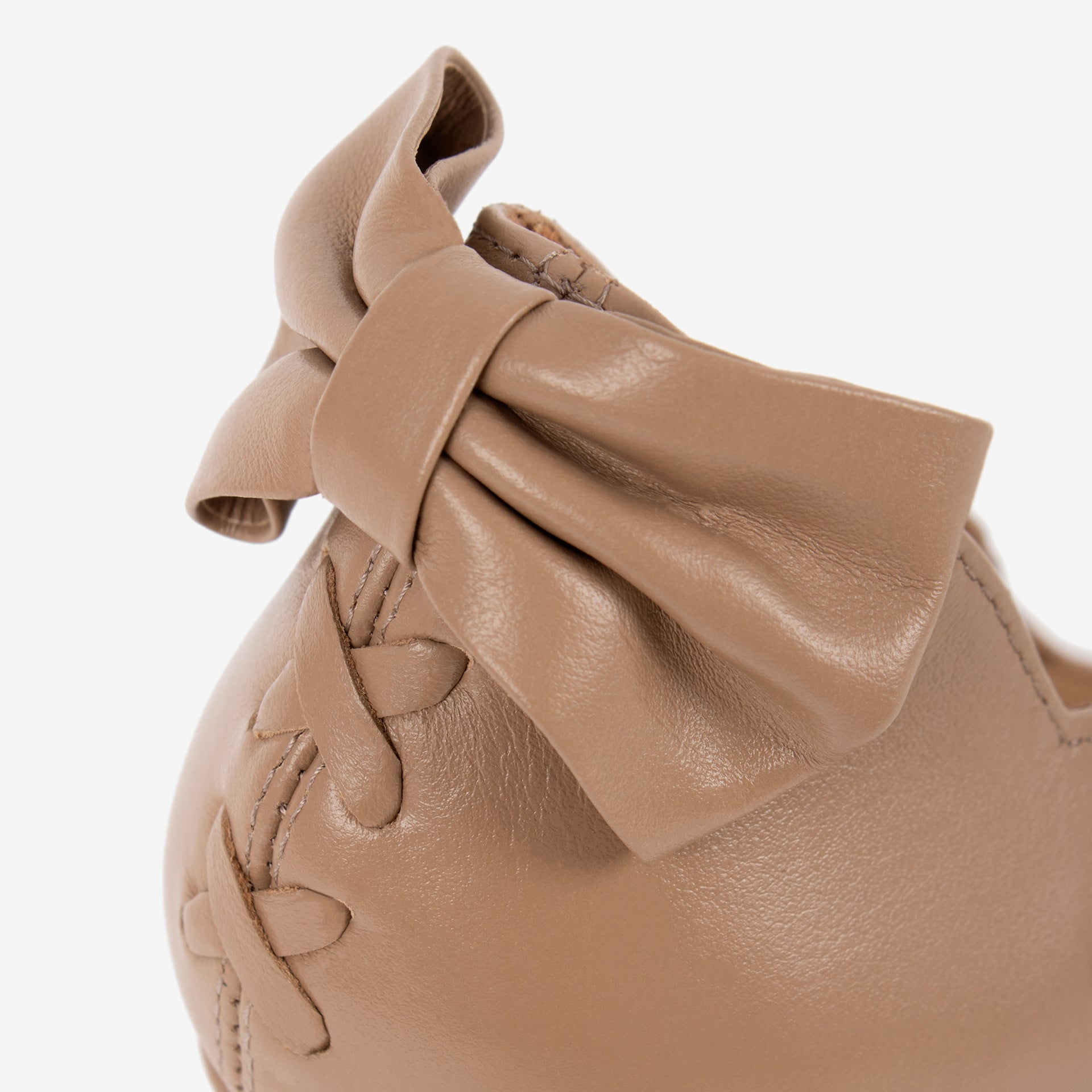 Signature CV by Cavalinho Nude Soft Leather High Heel Pumps for Women SKU 48100605.07 #color_sand, Sable, areia