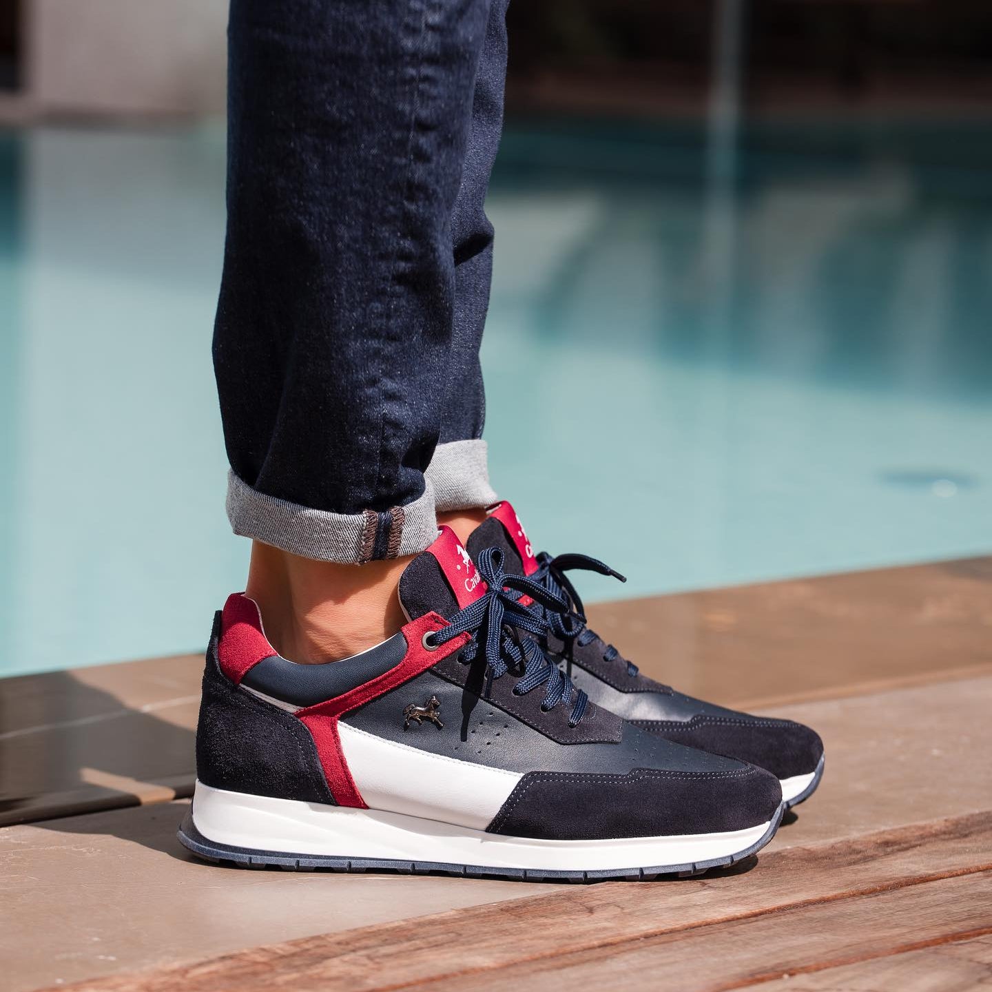 Cavalinho El Estribo Casual Sneakers for Men SKU 48130108.22 #color_navy / white / red