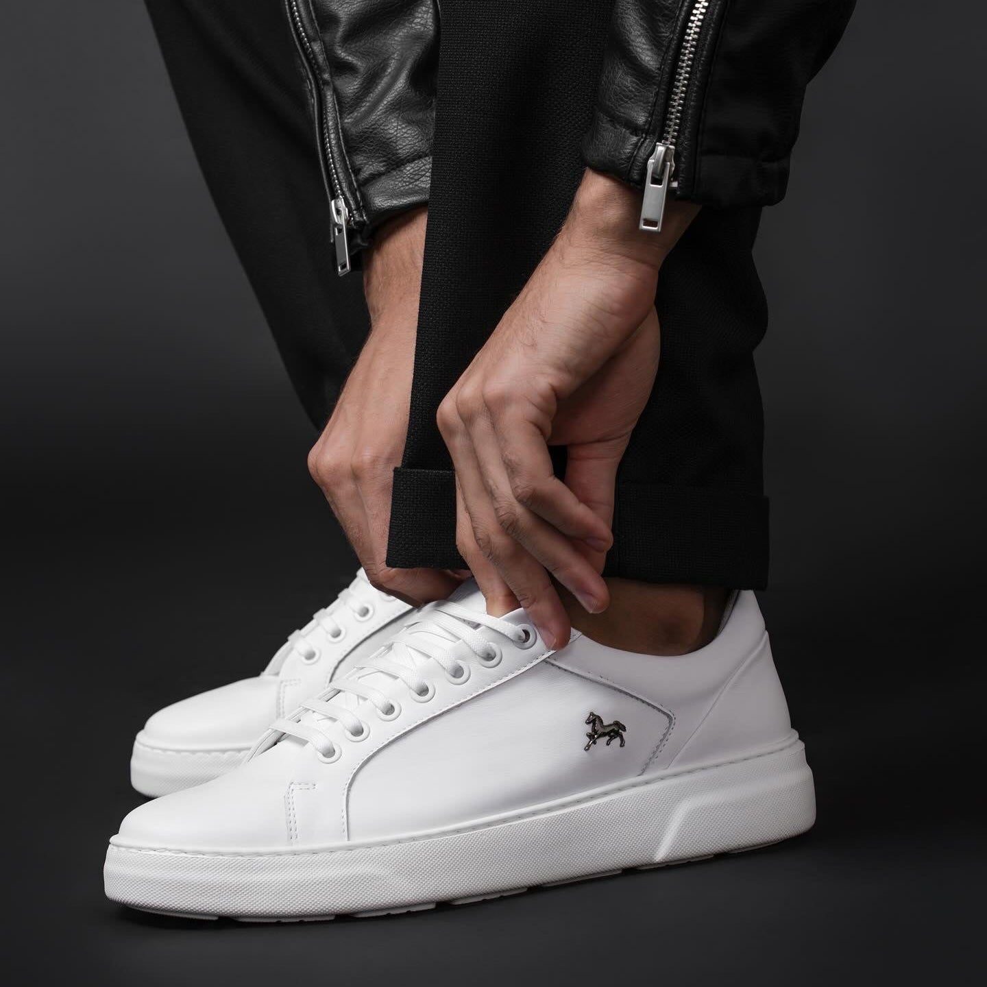 Cavalinho Authentic White Sneakers for Men SKU 48150001.06 #color_White