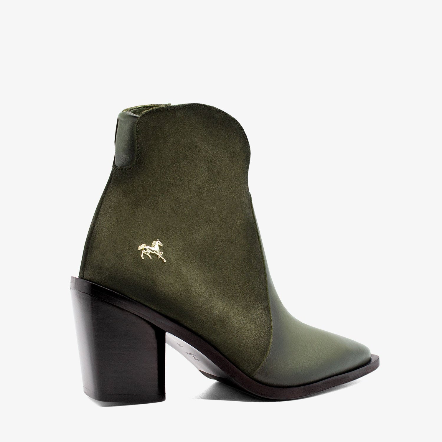 Cavalinho Arizona Ankle Boots SKU 48160400.09 #color_DarkOliveGreen