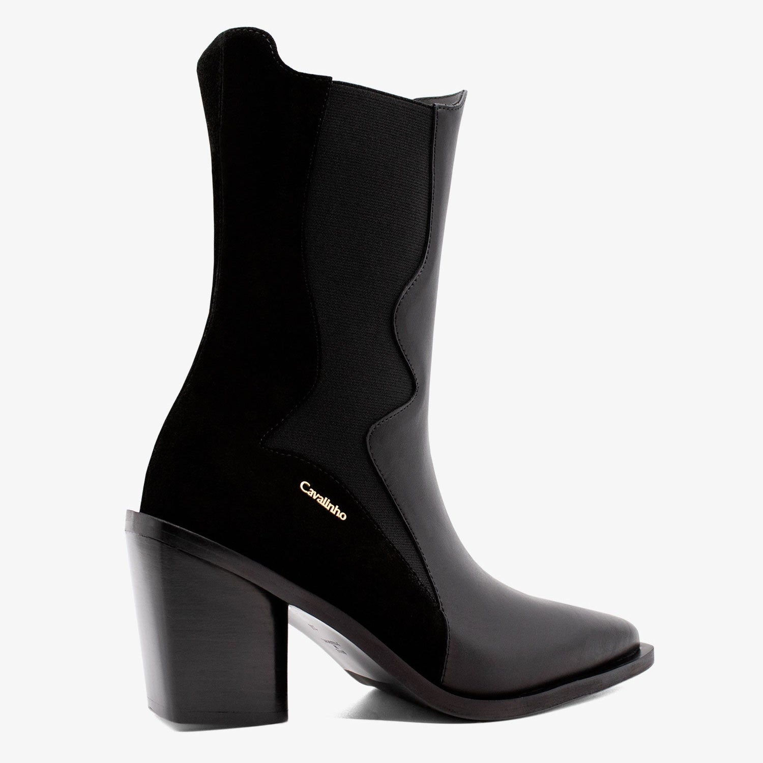 Cavalinho Arizona Leather Boots SKU 48160401.01 #color_Black