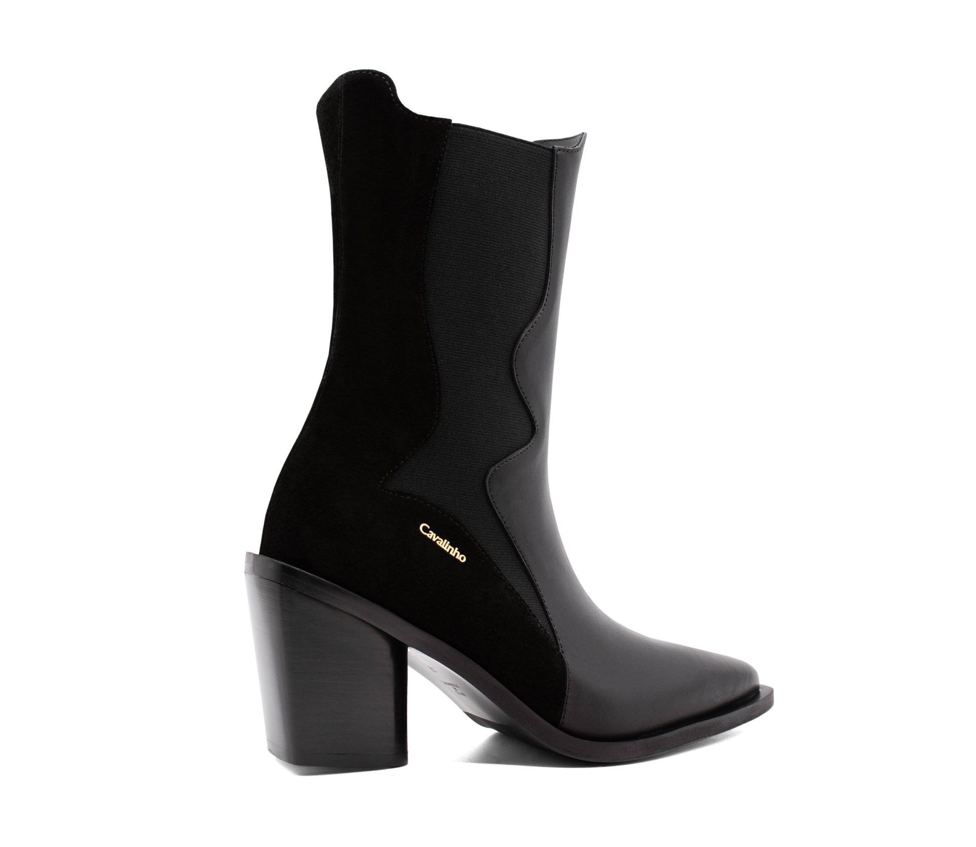 #color_ Black | Cavalinho Arizona Leather Boots - Black - 48160401.01_3