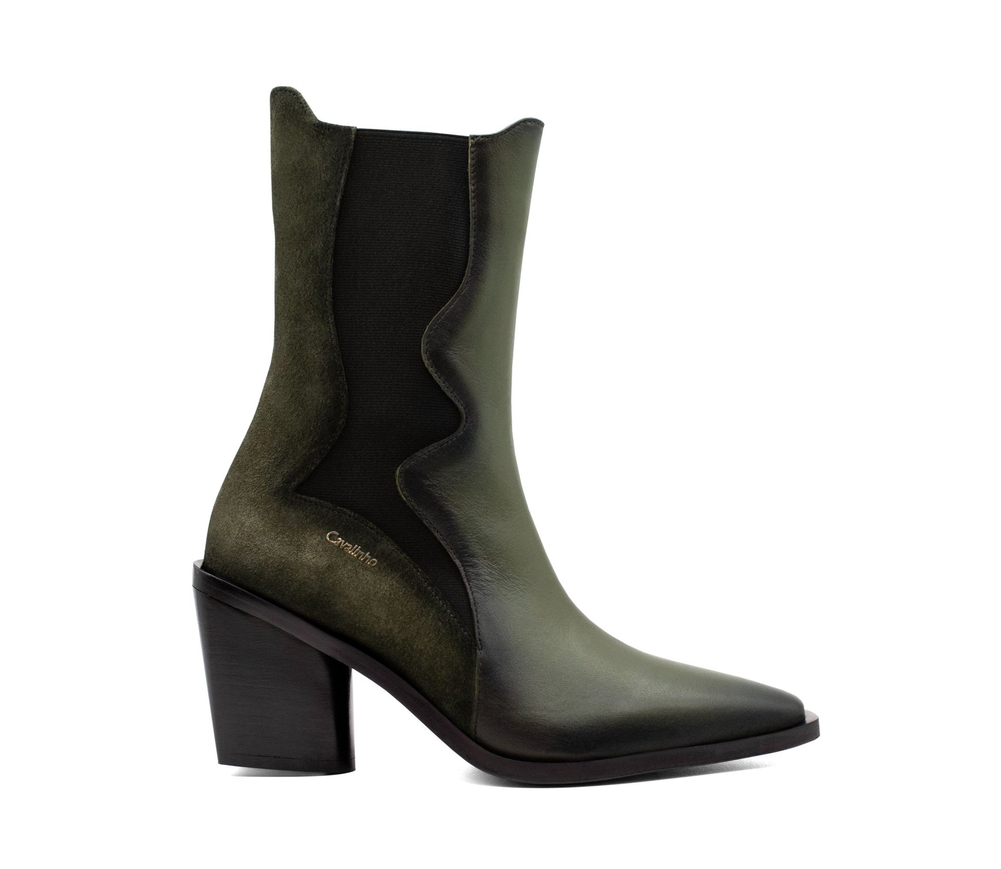 Cavalinho Arizona Leather Boots - DarkOliveGreen - 48160401.09_1