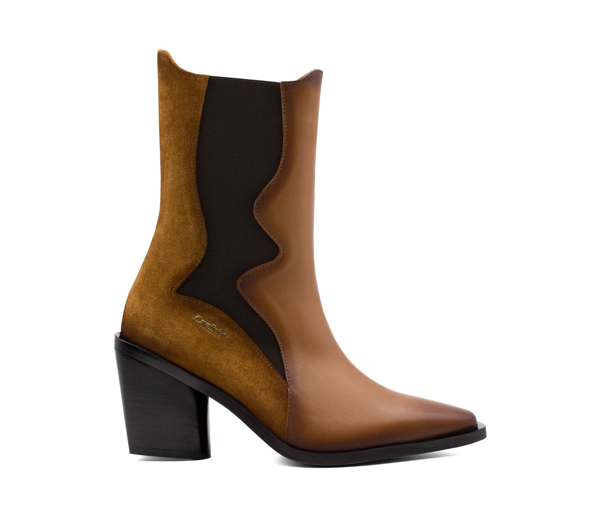 Cavalinho Arizona Leather Boots - SaddleBrown - 48160401.13_1