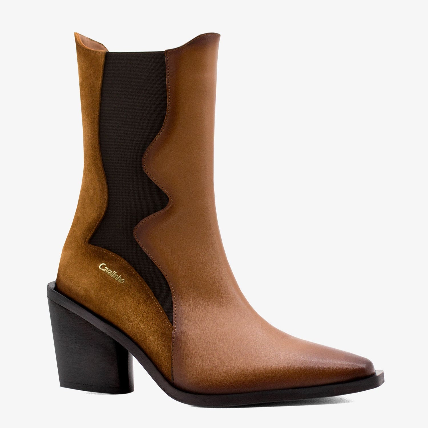 Cavalinho Arizona Leather Boots SKU 48160401.13 #color_SaddleBrown