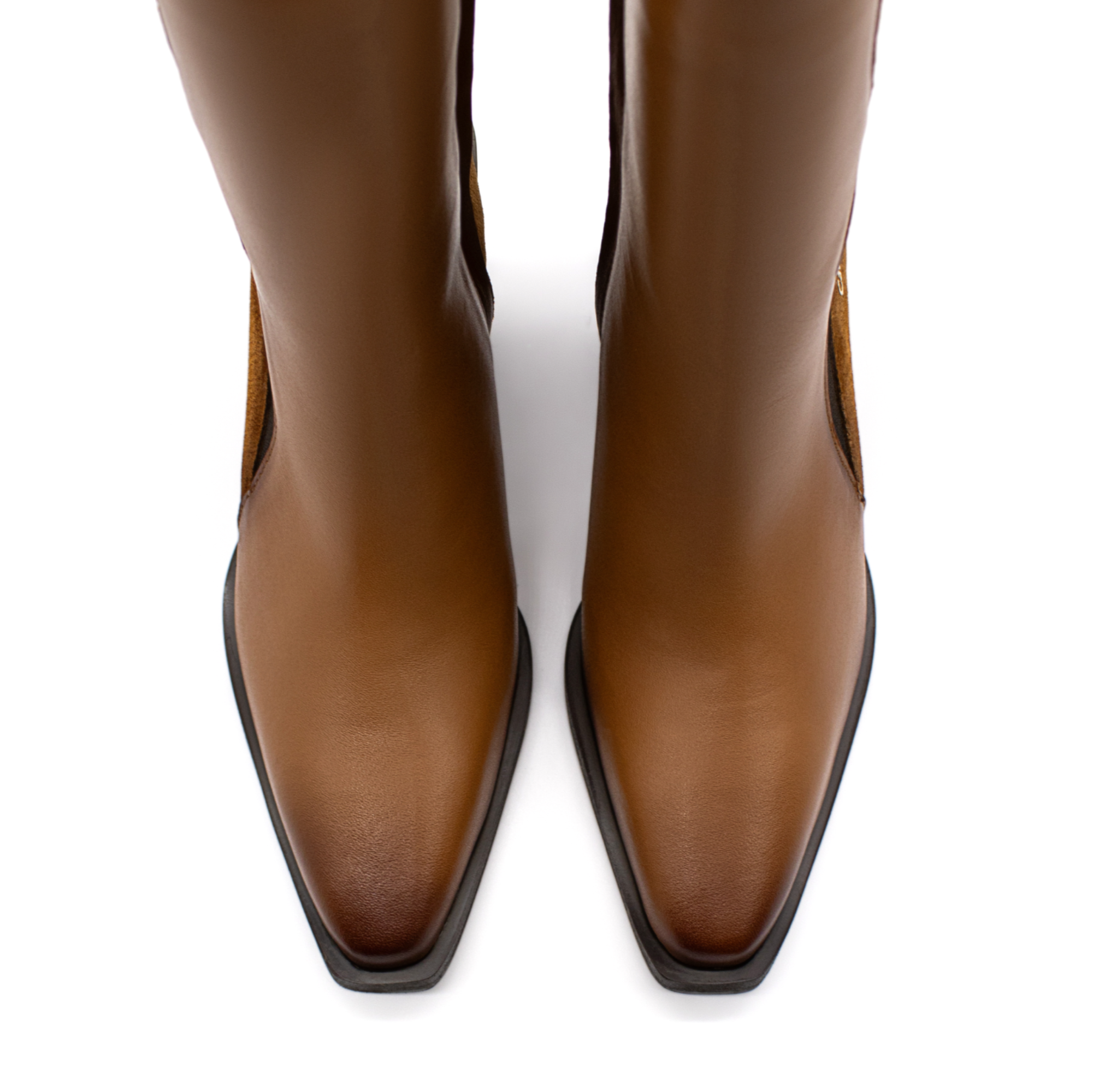 Cavalinho Arizona Leather Boots SKU 48160401.13 #color_SaddleBrown