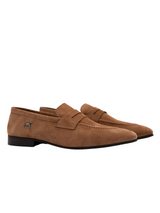 Cavalinho Gentleman Pointed Toe Suede Leather Loafers SKU 48170002.13 #color_saddlebrown