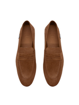 Cavalinho Gentleman Pointed Toe Suede Leather Loafers SKU 48170002.13 #color_saddlebrown