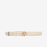 Signature CV By Cavalinho Beige Leather Belt for Women SKU 58010618.05 #color_beige
