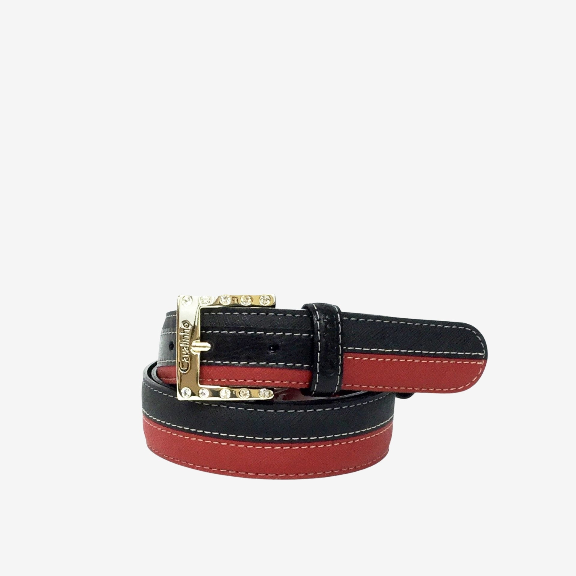 Cavalinho Milan Two Tone Brown Belt for Women SKU 58010705.20 #color_Brown