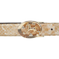 Cavalinho Oval Horse Leather Belt - Beige Gold - 58010817.05_3