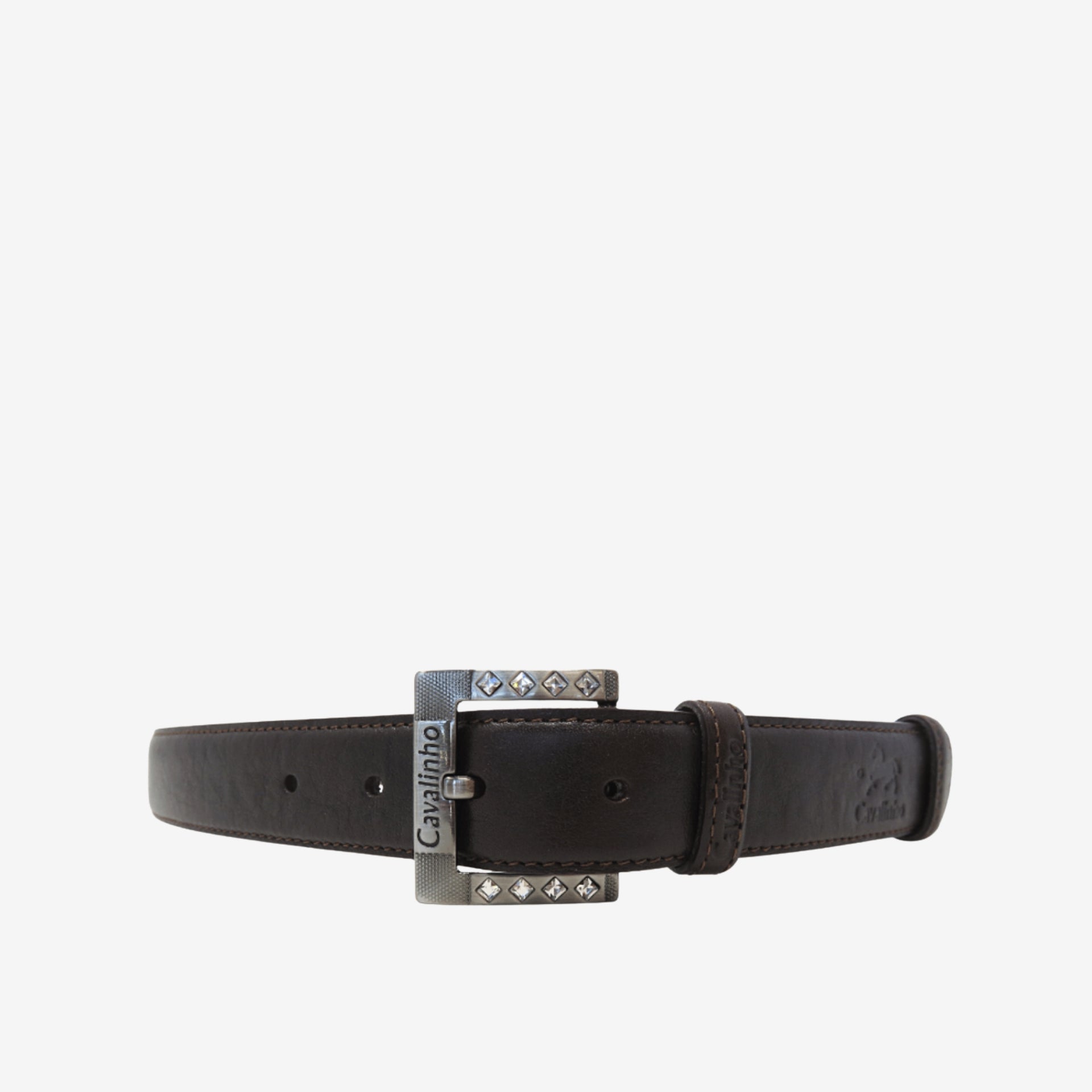 Cavalinho Classic Leather Belt for Women SKU 58010905.02.S #color_brown / brun / marrom